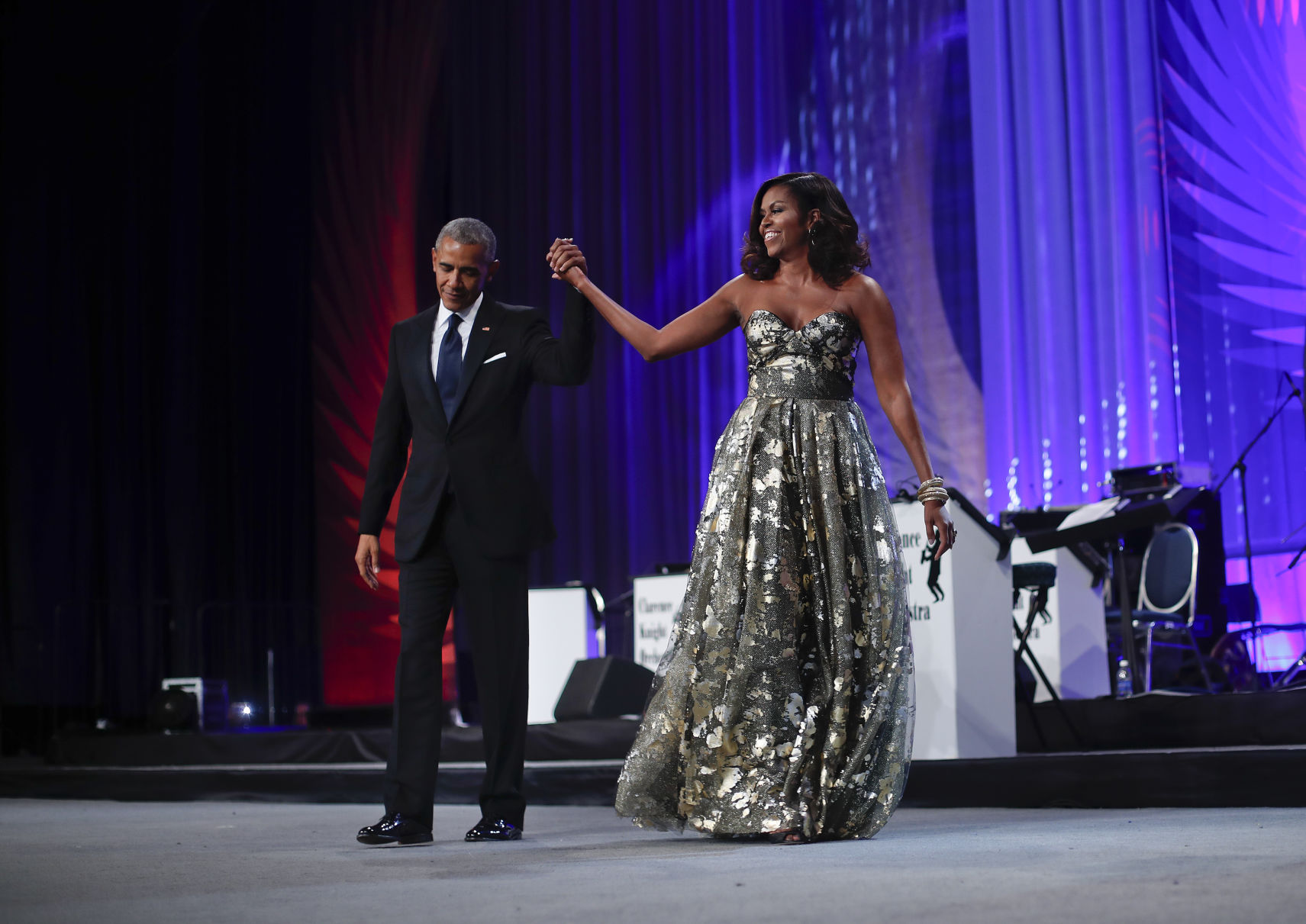 Barack and Michelle Obama, 2016